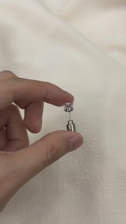 👑 Light-Up LED Crown Stud Earrings