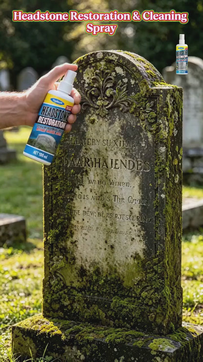 ✨ Headstone Restoration Cleaning Spray 🕯️