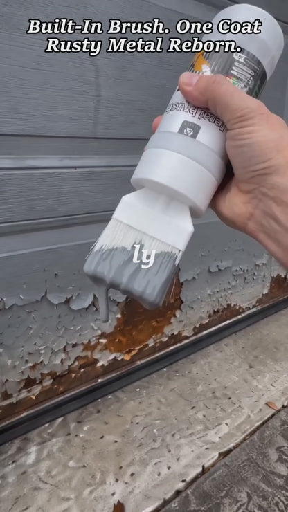 ✨New Arrival✨🖌️🏠Water-Based Metallic Silver Paint with Built-in Brush💥👍