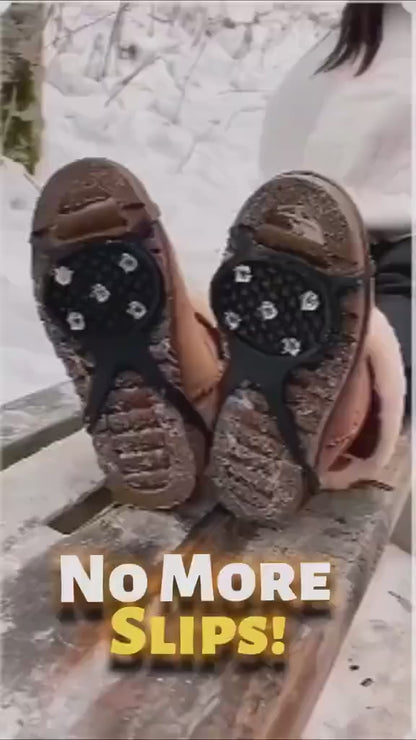 5-Prong Anti-Slip Spikes For Safe Winter Walks – Compatible With All Types Of Footwear