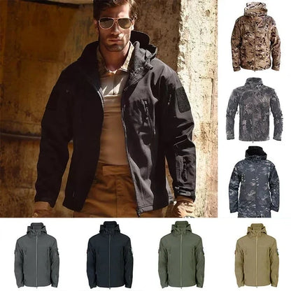 🔥 LAST DAY SALE – 50% OFF!! 💥 Built for Wind & Rain 🌧️ Men's Waterproof Insulated Outdoor Jacket