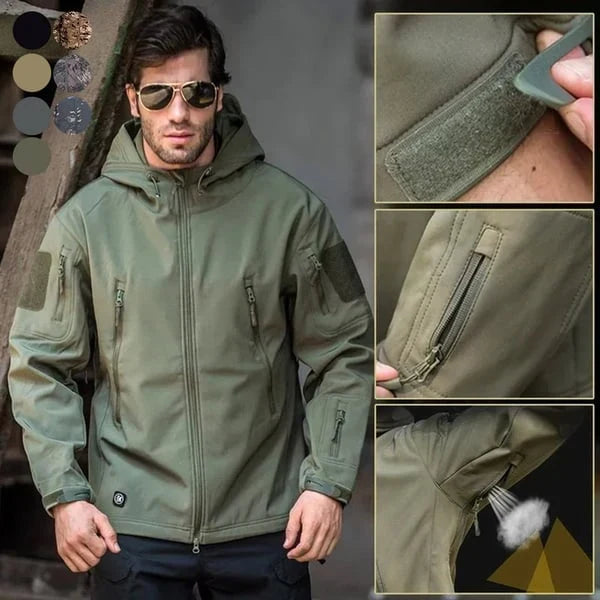 🔥 LAST DAY SALE – 50% OFF!! 💥 Built for Wind & Rain 🌧️ Men's Waterproof Insulated Outdoor Jacket