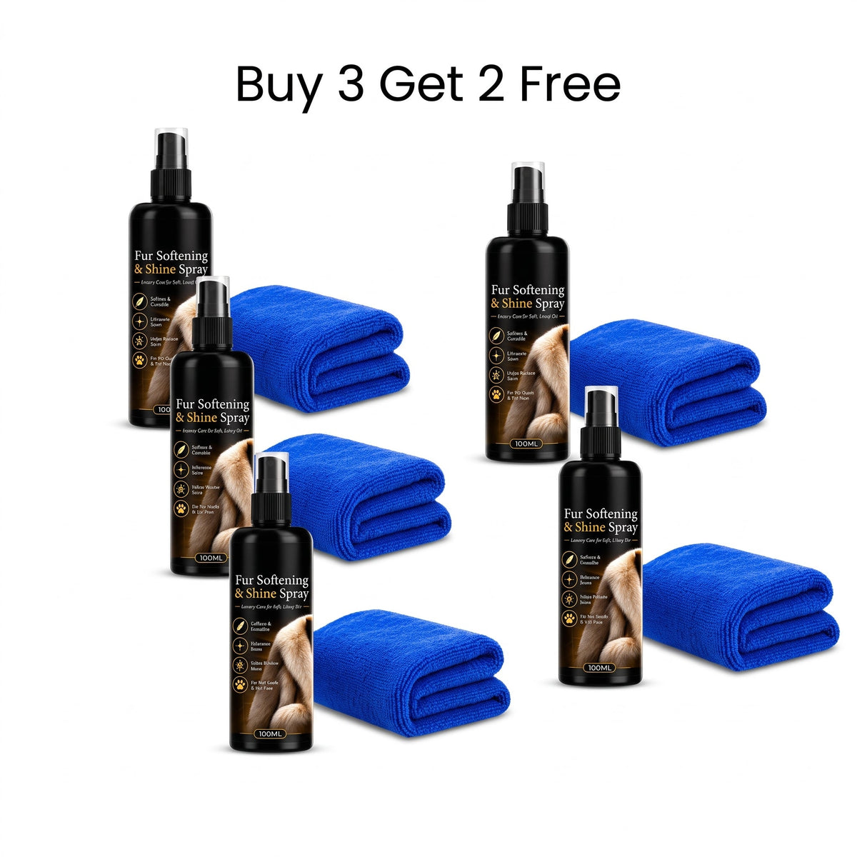 💕Buy 2 Get 1 Free🎁✨Anti-Static Fur Boot Care Spray 100ml