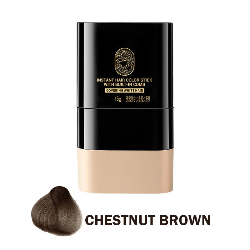 💇‍♀️ 50% OFF NOW!🌸 Instant Hair Color Stick – Built-In Comb & Gray Coverage – Sweat-Resistant & Mess-Free – Temporary Root Touch-Up 💄