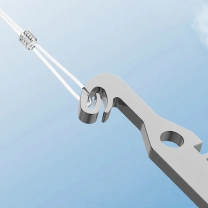 ⏳Limited-time 49% off⏰6-in-1 Stainless Steel Fishing Multi Tool Hook Remover and Knot Tyer🎣🐟