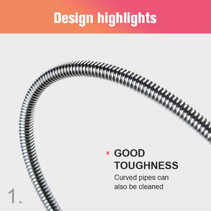 📢📢50% OFF !! ⏰ Unclog Kitchen Sinks Fast! Drain Cleaning Hook, Targets Blockages Precisely💪🛡️
