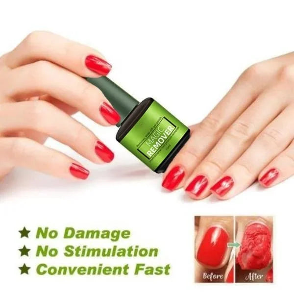🥳2026 HOT SALE🥳💞50K+ SOLD!🌿🛡️ 50% OFF! Magic Gel Remover – Fast‑acting, gentle on nails. 💎✨