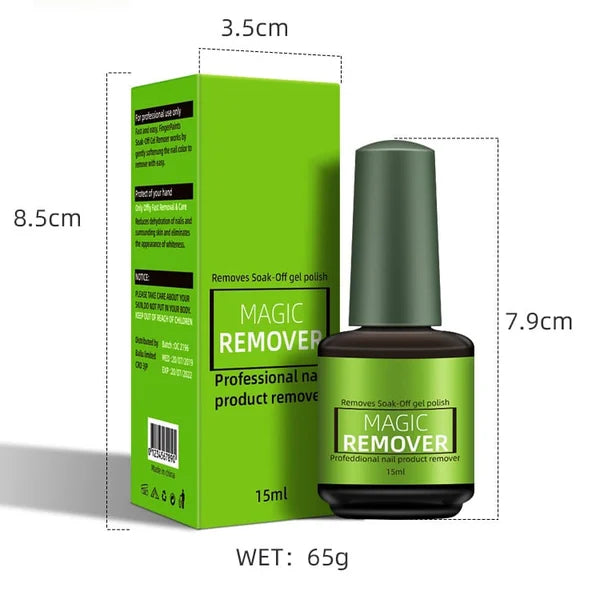 🥳2026 HOT SALE🥳💞50K+ SOLD!🌿🛡️ 50% OFF! Magic Gel Remover – Fast‑acting, gentle on nails. 💎✨