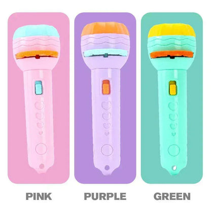 🥳2026 HOT SALE🥳💞50K+ SOLD!🧸🔦 50% OFF! Children‘s Projection Torch – 80 patterns, optical play. Soft light protects eyes. Perfect for bedtime stories & curious minds. 🌙💤