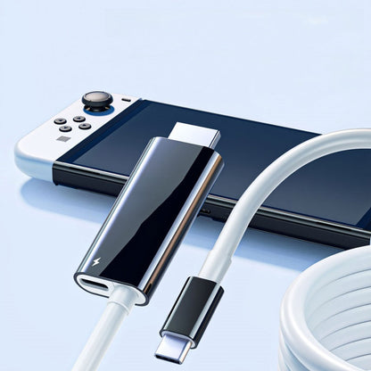 🎮 Last-day deals🔥 USB-C to HDMI adapter cable – 2m – 100W PD charging & plug-and-play for Nintendo Switch