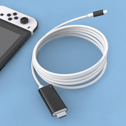 🎮 Last-day deals🔥 USB-C to HDMI adapter cable – 2m – 100W PD charging & plug-and-play for Nintendo Switch