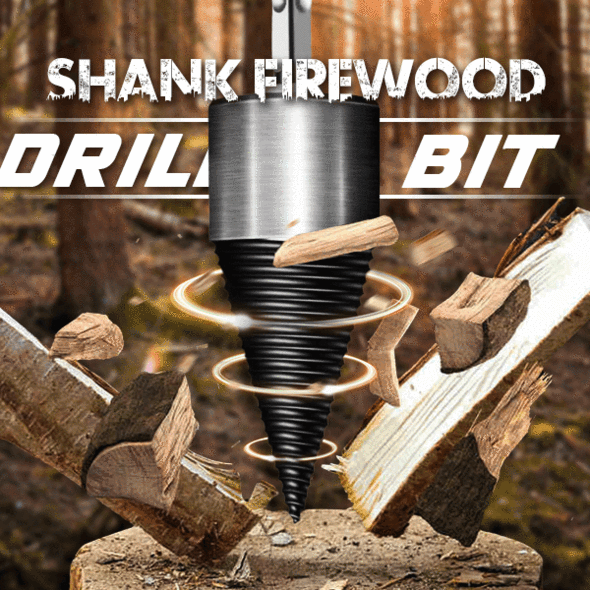 🥳2026 HOT SALE🥳🔧The Professional Upgrade for Firewood Prep. Durable Drill Set Makes Quick Work of Logs. 🛠️⚡