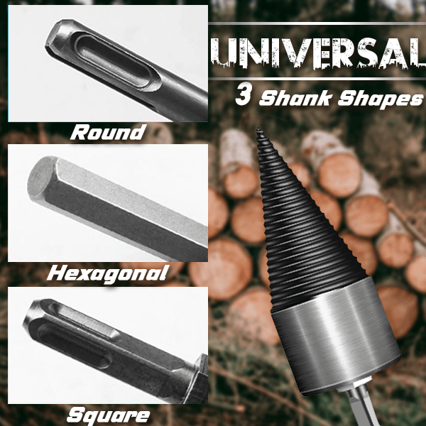 🥳2026 HOT SALE🥳🔧The Professional Upgrade for Firewood Prep. Durable Drill Set Makes Quick Work of Logs. 🛠️⚡