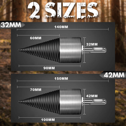 🥳2026 HOT SALE🥳🔧The Professional Upgrade for Firewood Prep. Durable Drill Set Makes Quick Work of Logs. 🛠️⚡