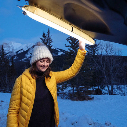 🌿Rechargeable LED Inflatable Camping Tube Light"💡🏕️ Inflatable Light – Glows brighter than a bear’s midnight snack! 🐻🎇 No more 'lost in tent darkness' chaos!"