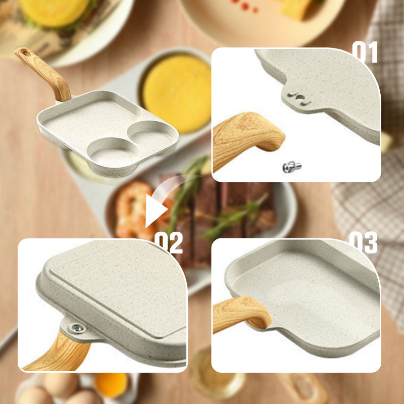 ⏳Time-limited Special⏰3-In-1 Split Non-Stick Pan