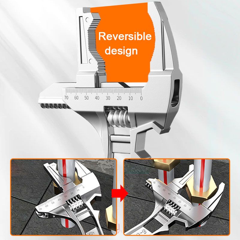 ⏳Limited time 50% off💥Reversible Sink Wrench With 6-68mm Jaw Opening