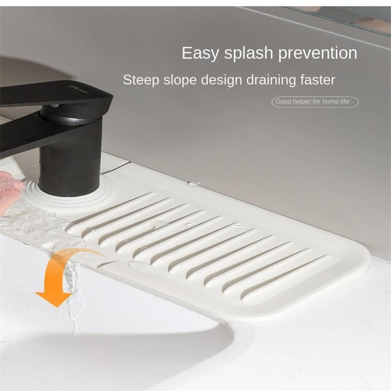 🚰💧 Kitchen Bathroom Faucet Sink Splash Guard Mat ✨