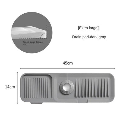 🚰💧 Kitchen Bathroom Faucet Sink Splash Guard Mat ✨