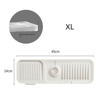 🚰💧 Kitchen Bathroom Faucet Sink Splash Guard Mat ✨