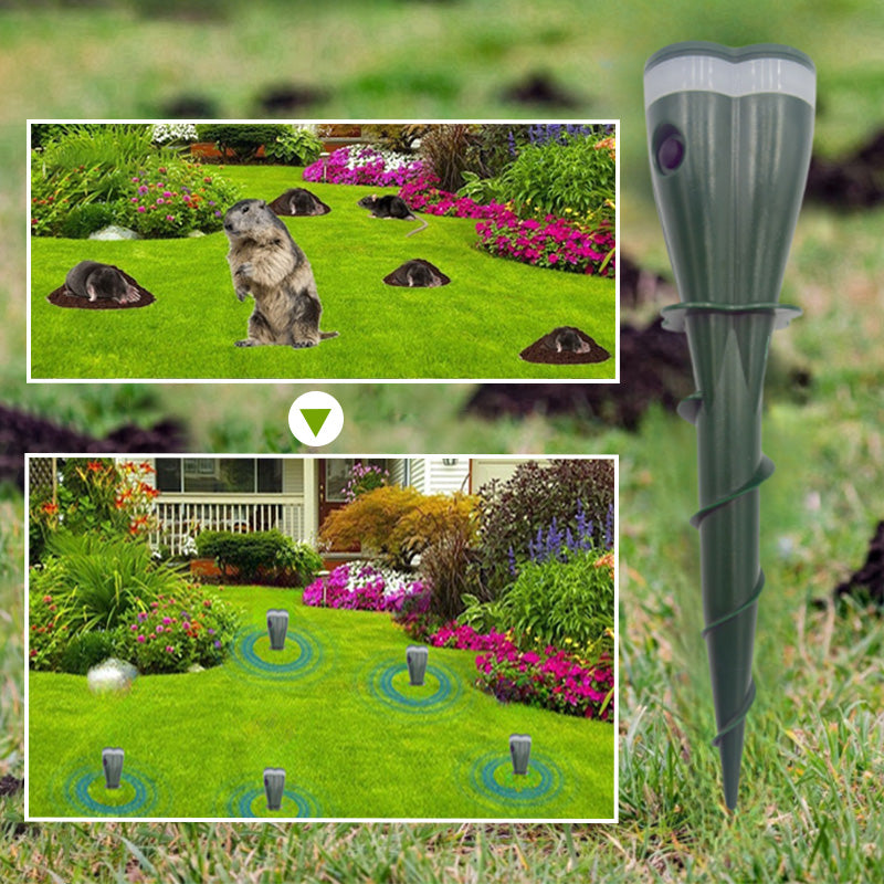 🐭50K+ SOLD!🌱45% OFF! 🚫Waterproof Solar Mole Deterrent