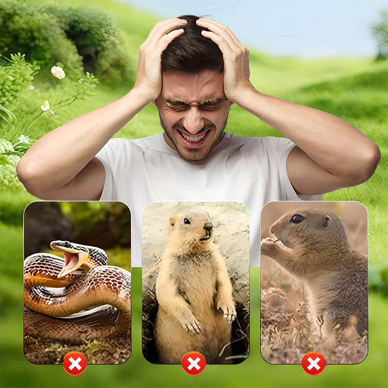 🐭50K+ SOLD!🌱45% OFF! 🚫Waterproof Solar Mole Deterrent