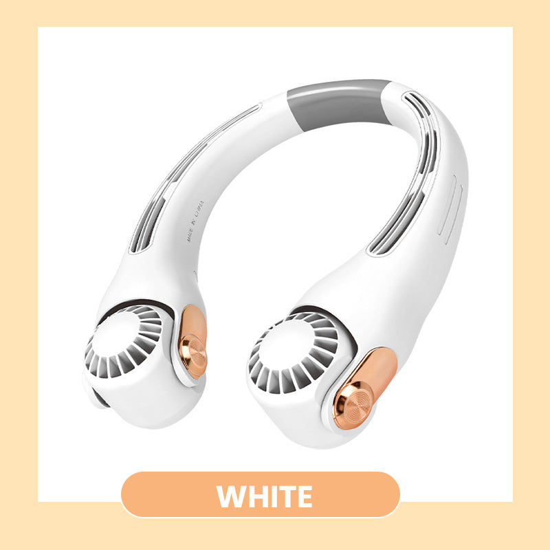 💨 Neck Air Conditioner Fan – Ultra-Quiet, Portable & 360° Rotating – Perfect for Summer 🌞
