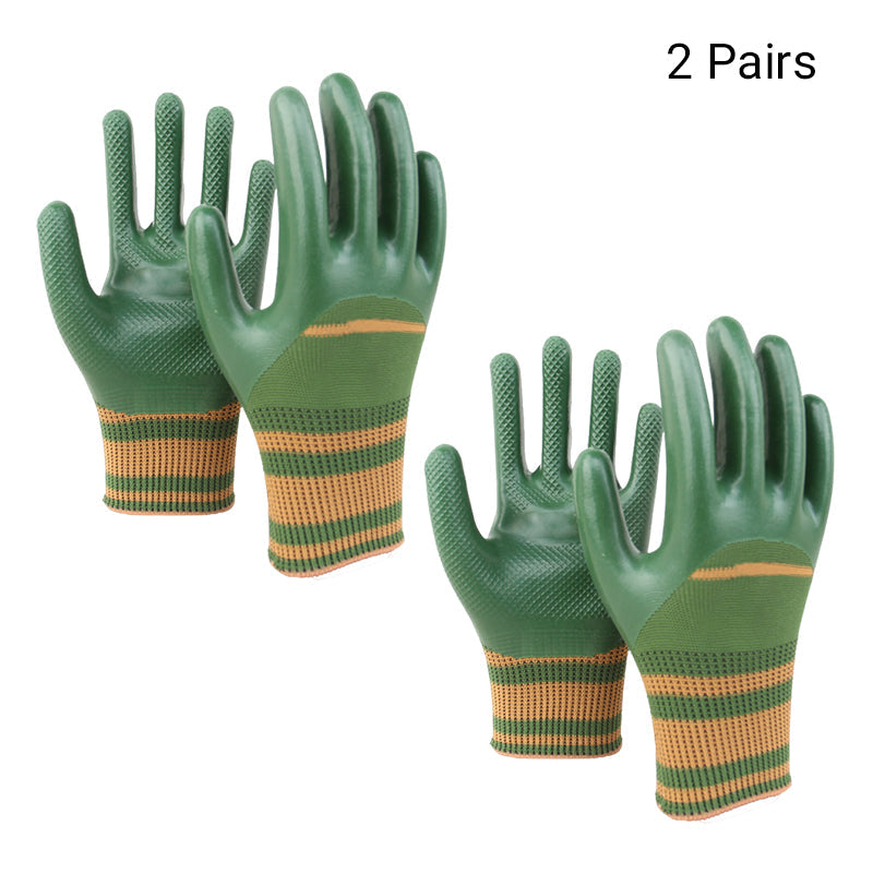 💥 50% OFF🎁 Rubber Coated Work Gloves with Knit Wrist Cuff