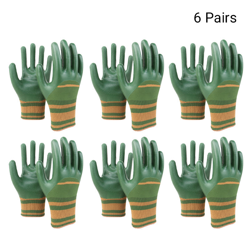 💥 50% OFF🎁 Rubber Coated Work Gloves with Knit Wrist Cuff