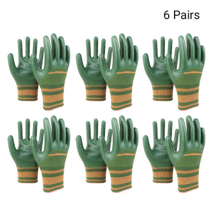 💥 50% OFF🎁 Rubber Coated Work Gloves with Knit Wrist Cuff