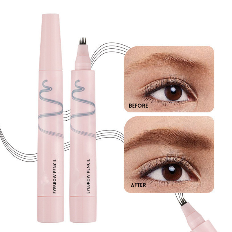 🔥2026 HOT SALE🥳💞50K+ SOLD!💞Waterproof Four-Prong Brow Pencil