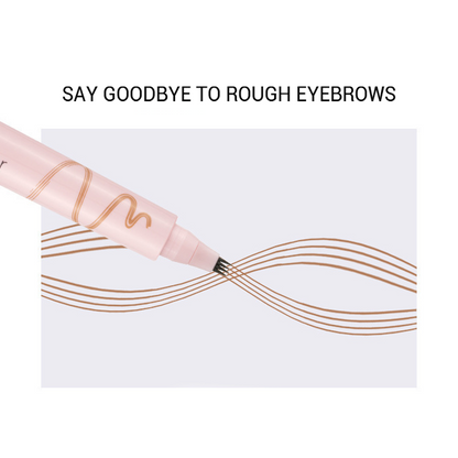 🔥2026 HOT SALE🥳💞50K+ SOLD!💞Waterproof Four-Prong Brow Pencil