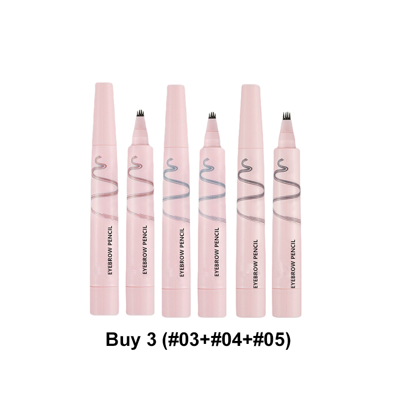 🔥2026 HOT SALE🥳💞50K+ SOLD!💞Waterproof Four-Prong Brow Pencil