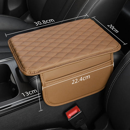 Universal Faux Leather Booster Cushion for Car Armrest Box