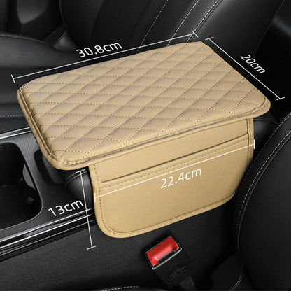 Universal Faux Leather Booster Cushion for Car Armrest Box