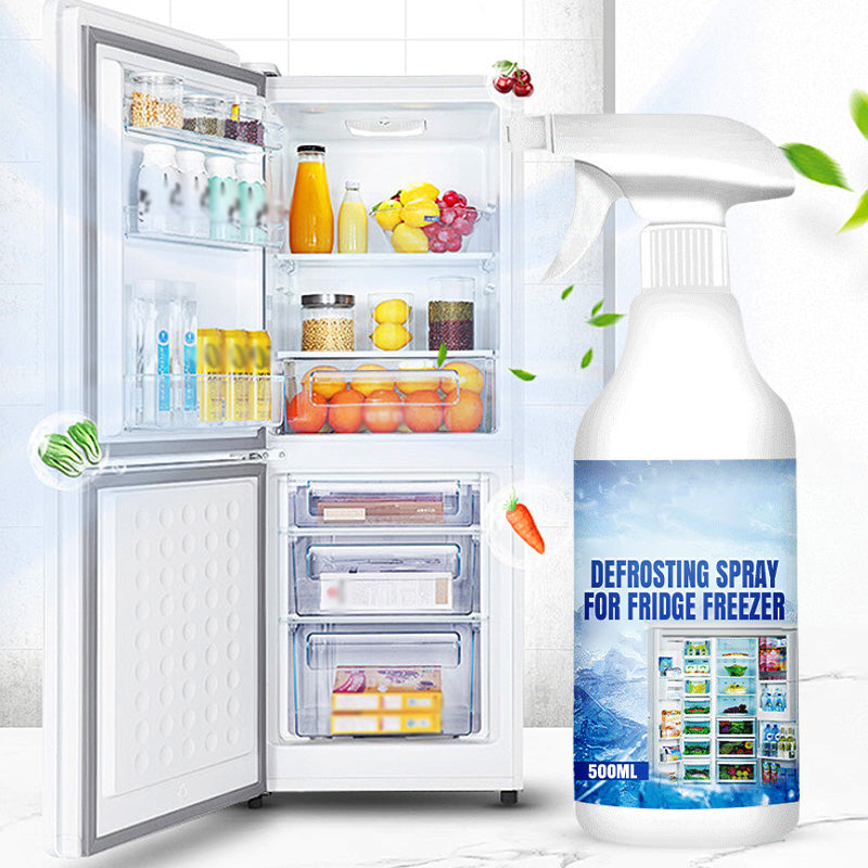 🧊 Buy 2 Get 1 Free | Defrosting Spray for Fridge Freezer 🎁 Includes Free Spatula