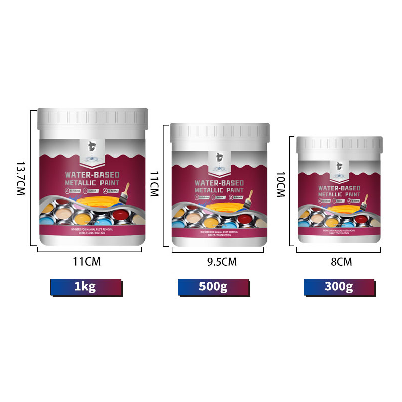 ⏳⏰Rust Converter Metallic Paint – One coat stops rust, no sanding, no fumes. Dries to a sleek metal finish. Perfect for garden tools & gates. 🔨🛡️