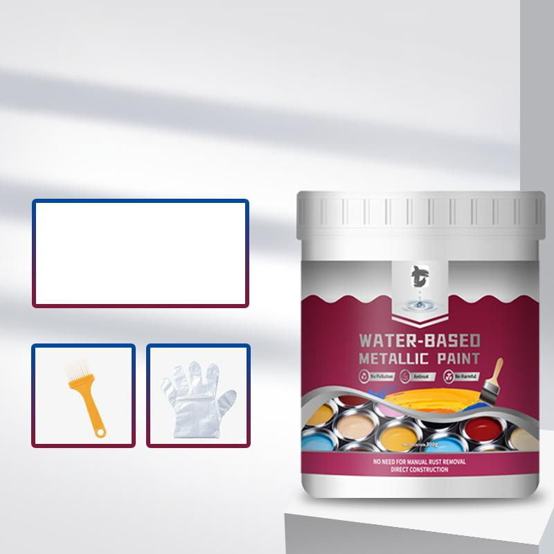 ⏳⏰Rust Converter Metallic Paint – One coat stops rust, no sanding, no fumes. Dries to a sleek metal finish. Perfect for garden tools & gates. 🔨🛡️
