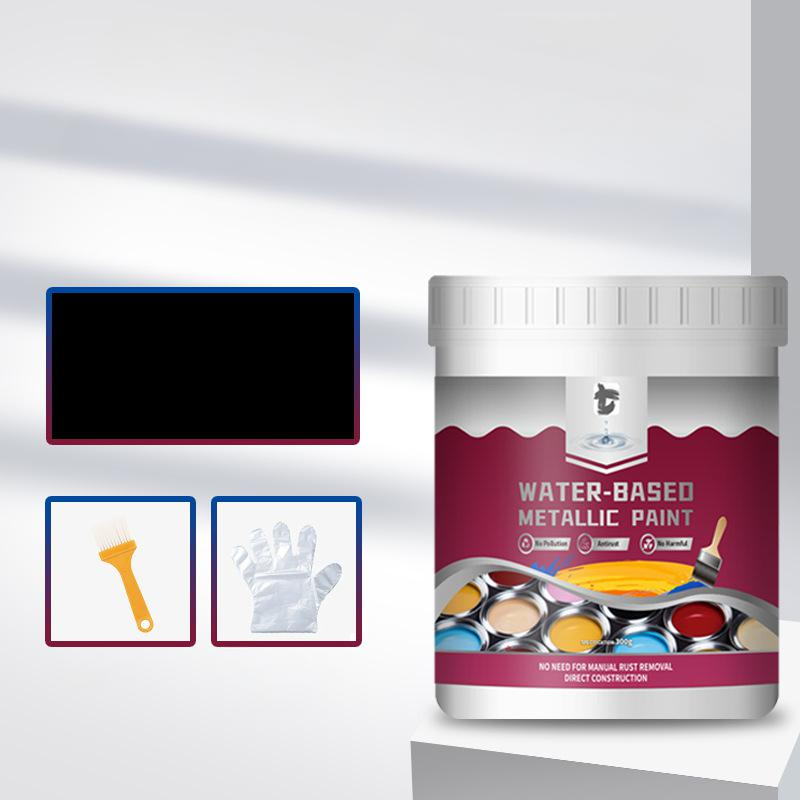 ⏳⏰Rust Converter Metallic Paint – One coat stops rust, no sanding, no fumes. Dries to a sleek metal finish. Perfect for garden tools & gates. 🔨🛡️