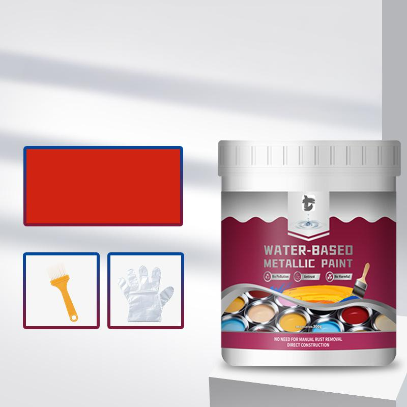 ⏳⏰Rust Converter Metallic Paint – One coat stops rust, no sanding, no fumes. Dries to a sleek metal finish. Perfect for garden tools & gates. 🔨🛡️
