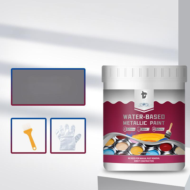 ⏳⏰Rust Converter Metallic Paint – One coat stops rust, no sanding, no fumes. Dries to a sleek metal finish. Perfect for garden tools & gates. 🔨🛡️