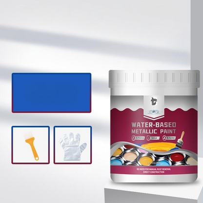 ⏳⏰Rust Converter Metallic Paint – One coat stops rust, no sanding, no fumes. Dries to a sleek metal finish. Perfect for garden tools & gates. 🔨🛡️