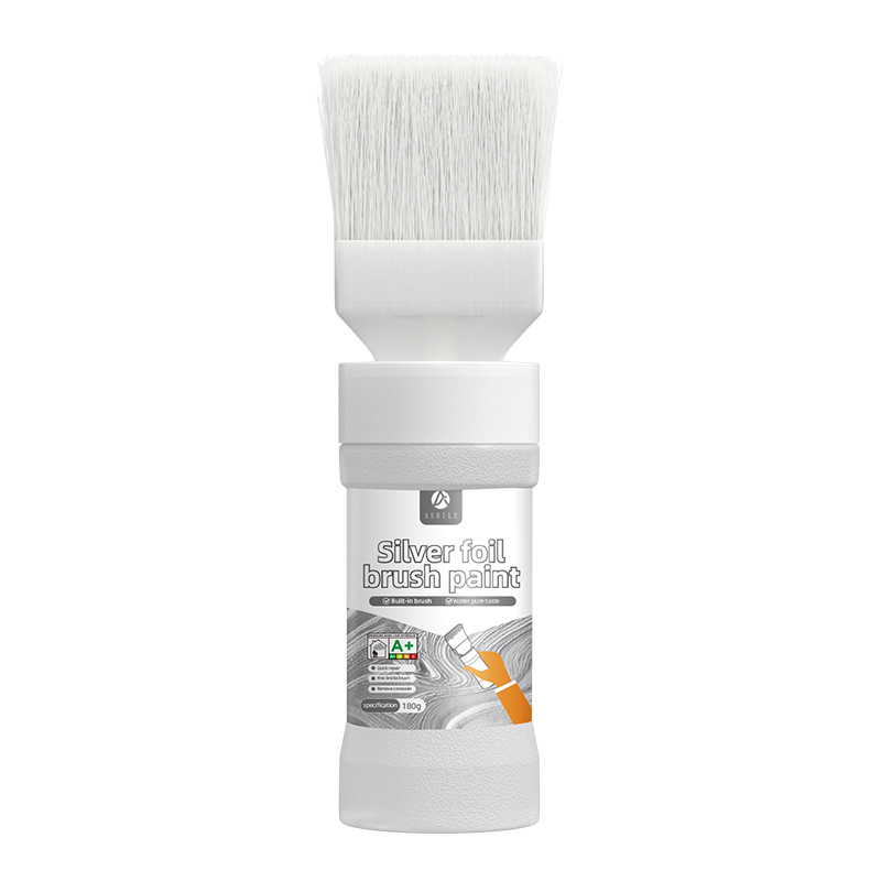✨New Arrival✨Water-Based Metallic Silver Paint with Built-in Brush（52% OFF）