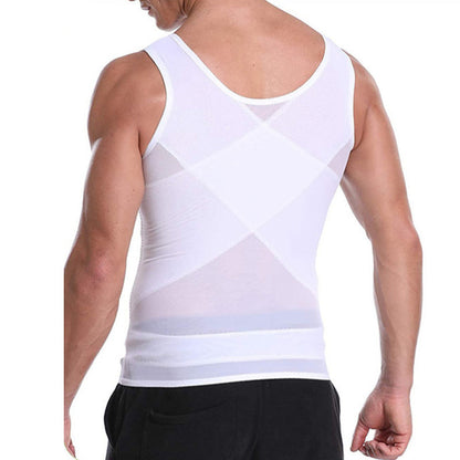 🔥New Hot Selling❤️‍🔥Men's Slimming Mesh Waist-Cinching Vest