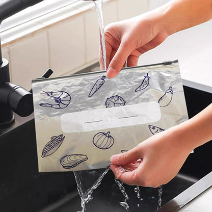 ✨♻️Reusable Aluminum Foil Sealable Storage Bags