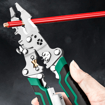🔥Last day of the limited-time 50% off sale🔥👷‍♂️Multifunctional Foldable Wire Stripping Scissors with Electrical Test👷‍♂️