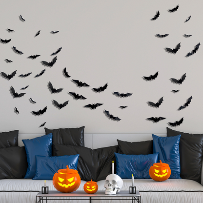 🦇Halloween 3D Bat LED Wall Light Decor