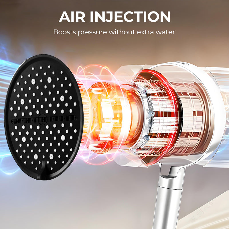 Adjustable High-Pressure Rain Showerhead