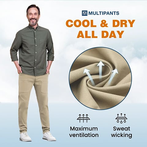 ⚡50K+ SOLD!🔥MultiPants – High Stretch Multi-pocket Durable Cargo Pants
