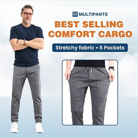 ⚡50K+ SOLD!🔥MultiPants – High Stretch Multi-pocket Durable Cargo Pants